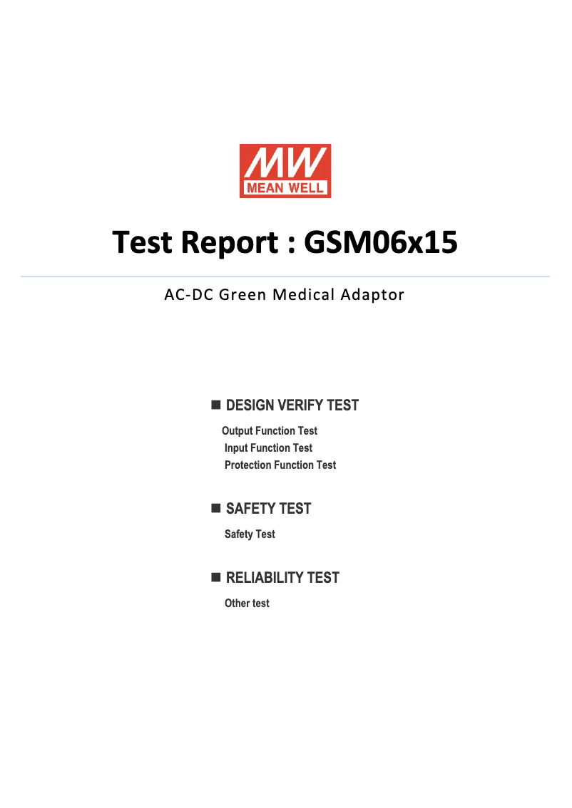 Image de la première page du manuel de l'appareil GSM06E15-P1J