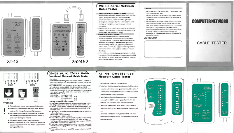 Image de la première page du manuel de l'appareil XT-45