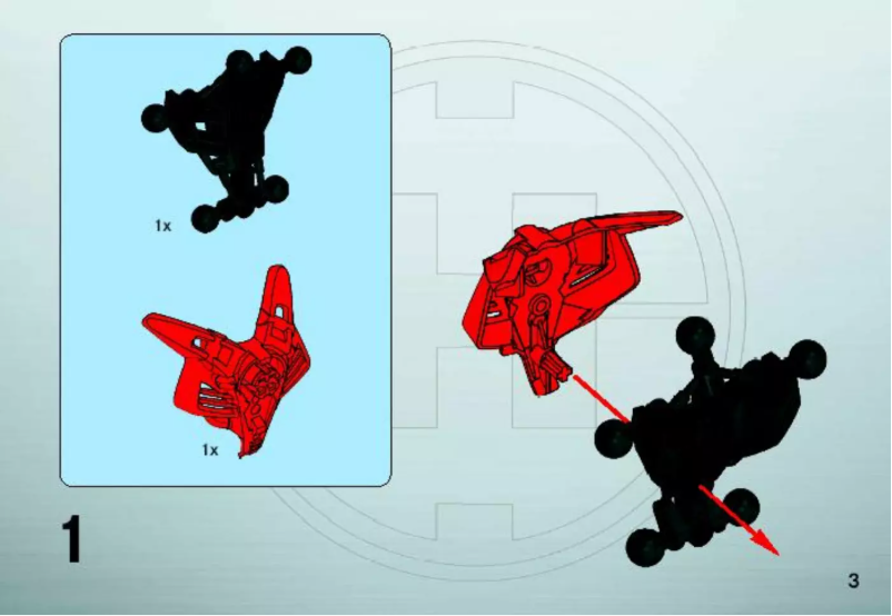 Image de la première page du manuel de l'appareil Hero Factory William Furno