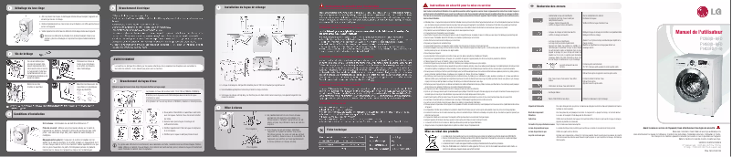 Page n°1 - Manuel utilisateur LG F12930FD