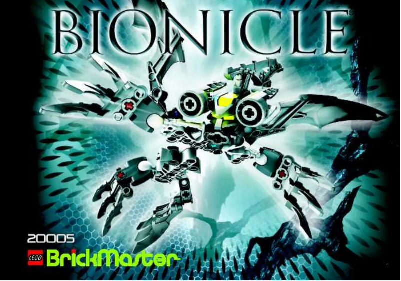 Page n°1 - Manuel utilisateur Lego Brickmaster - Bionicle