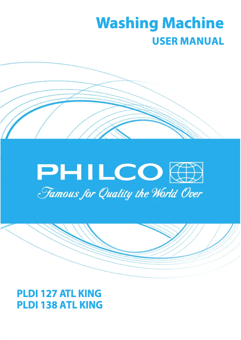 Page n°1 - Manuel utilisateur Philco PLDI 138 ATL King