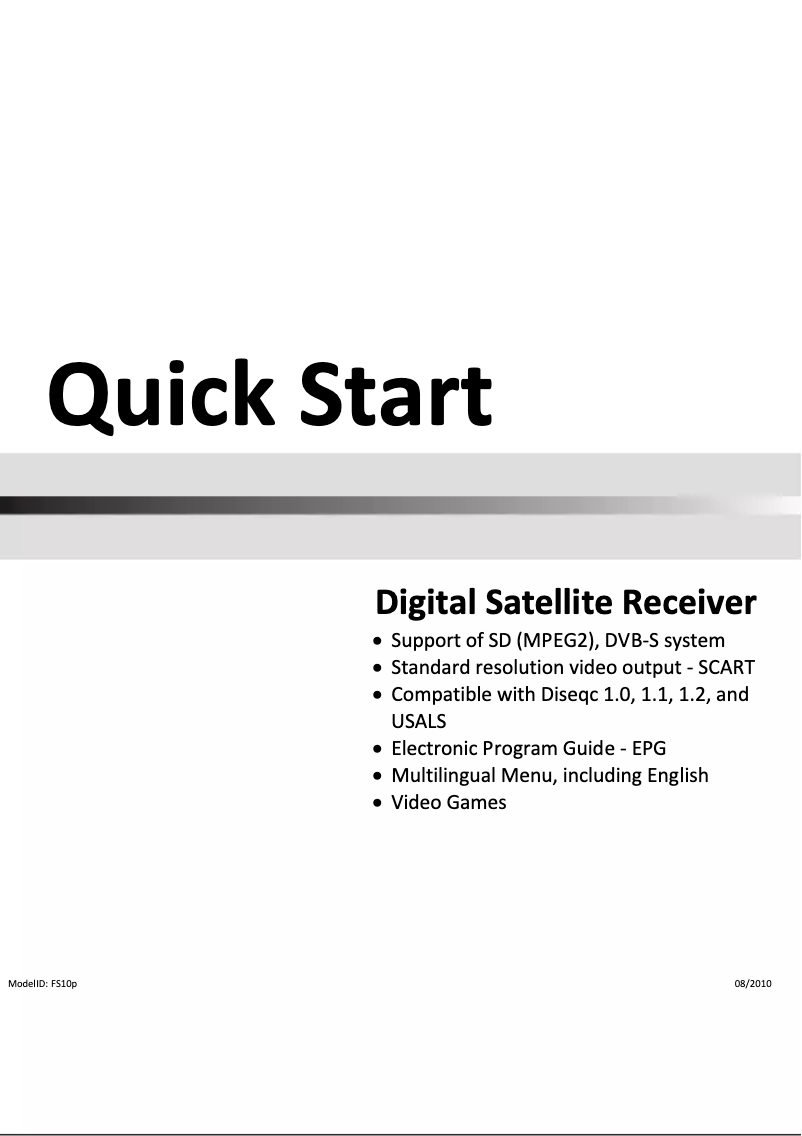 Página 1 del manual Manual de usuario Opticum FS10p