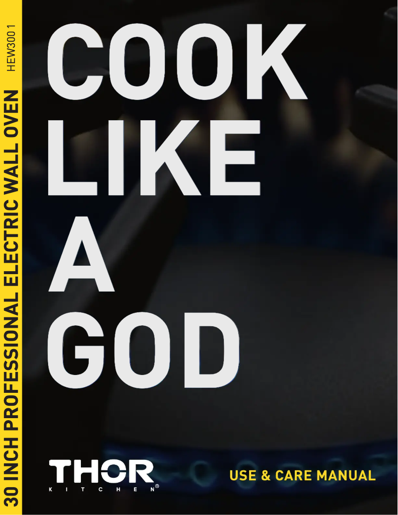 Page 1 de la notice Manuel utilisateur Thor HEW3001