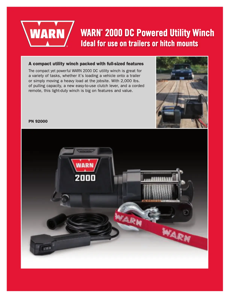 Image de la première page du manuel de l'appareil 2000 DC