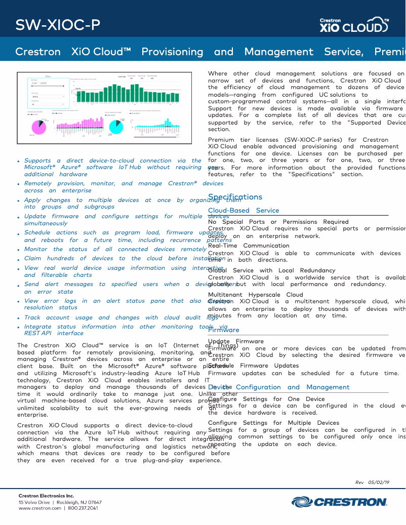 Image de la première page du manuel de l'appareil SW-XIOC-P-3