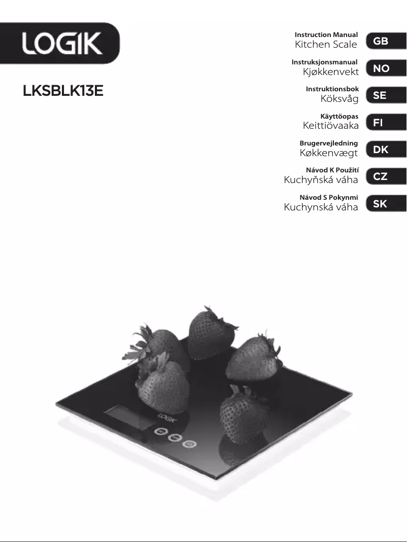 Imagen de la primera página del manual del dispositivo LKSBLK13E