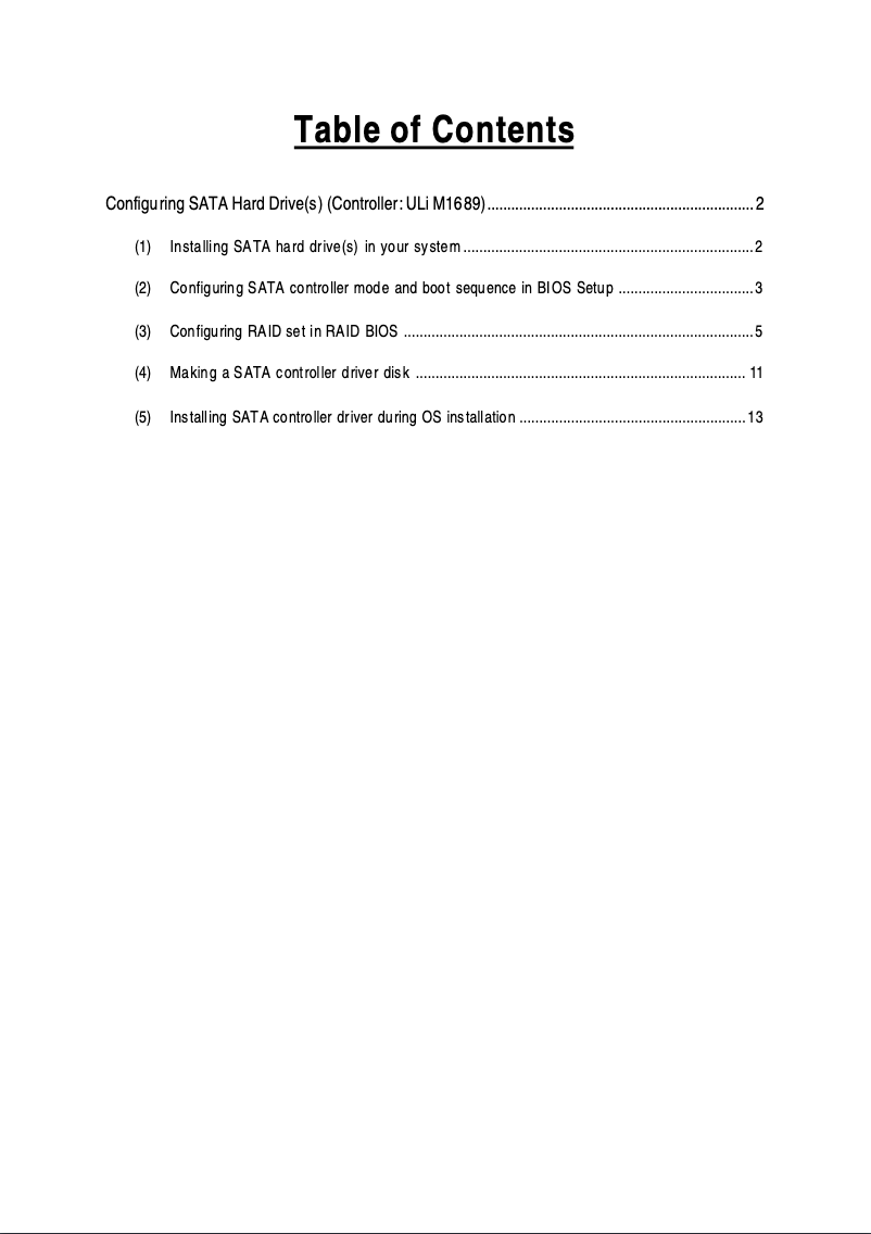 Image de la première page du manuel de l'appareil GA-K8U-939