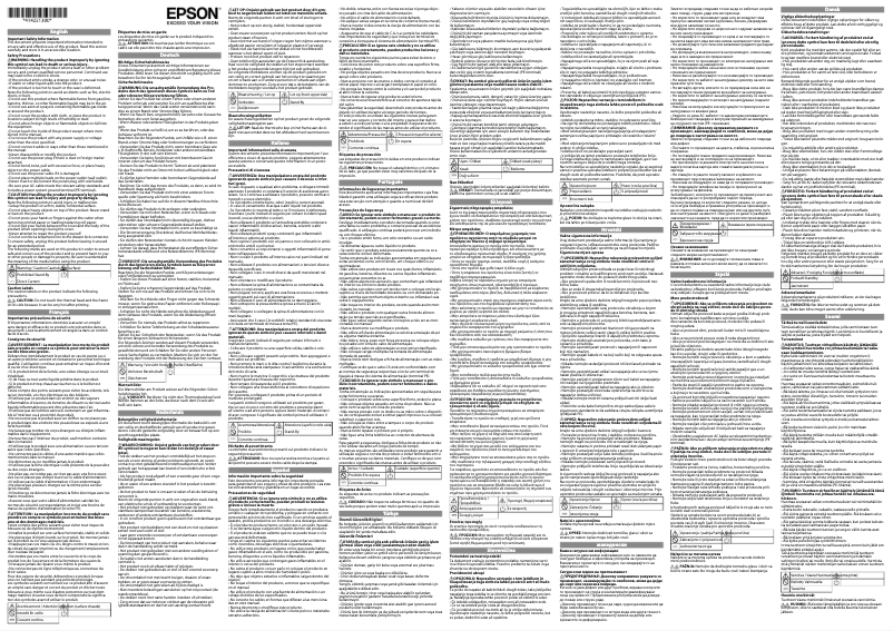 Page n°1 - Instructions de sécurité Epson TM-m30III