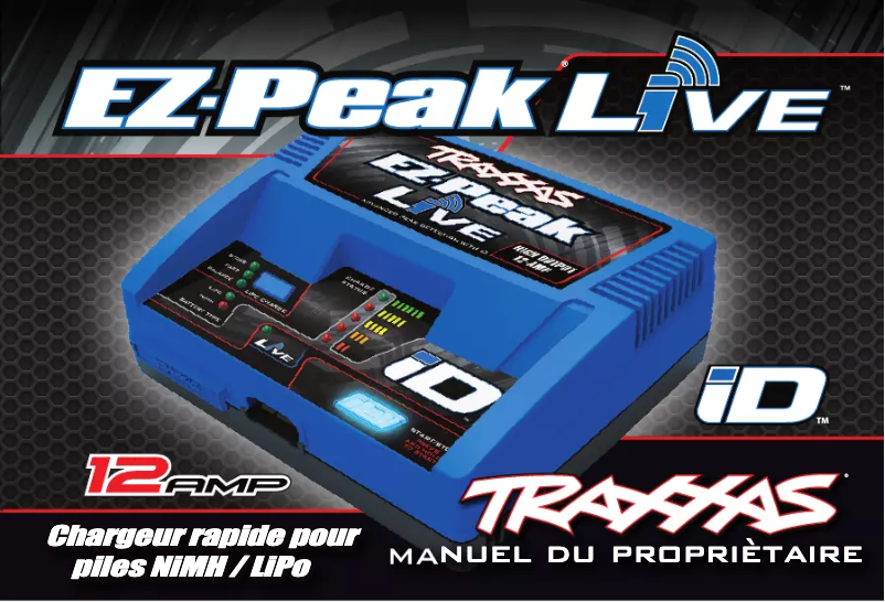 Page 1 de la notice Manuel utilisateur Traxxas EZ-Peak Live