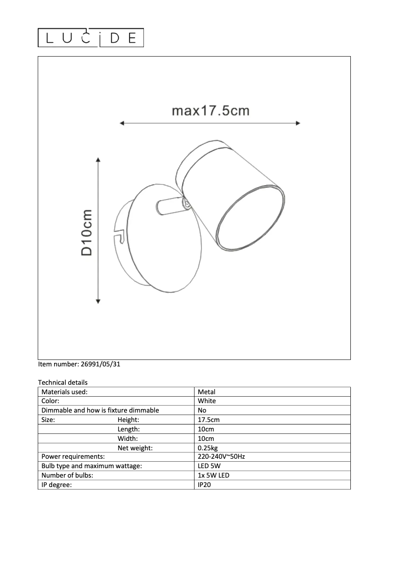 Image de la première page du manuel de l'appareil Heloïse 26991/05/31