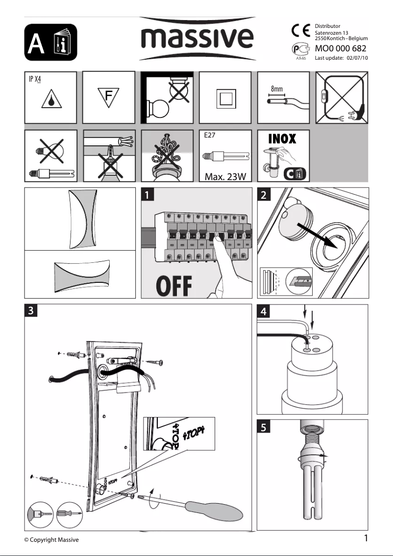 Image de la première page du manuel de l'appareil Aberdeen