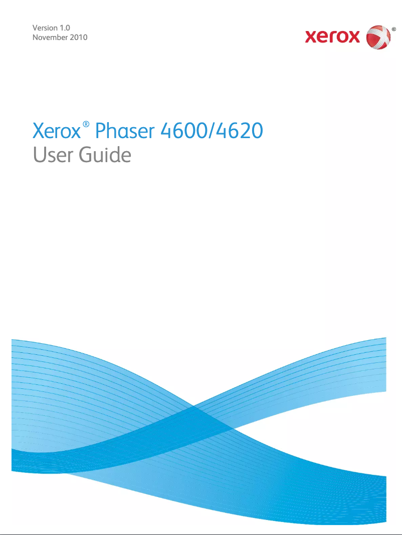 Page 1 de la notice Manuel utilisateur Xerox Phaser 4600DT