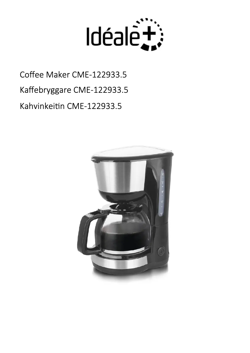 Page n°1 - Manuel utilisateur Emerio CME-122933.5