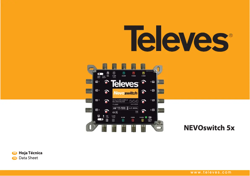 Page n°1 - Manuel utilisateur Televes NevoSwitch 714509