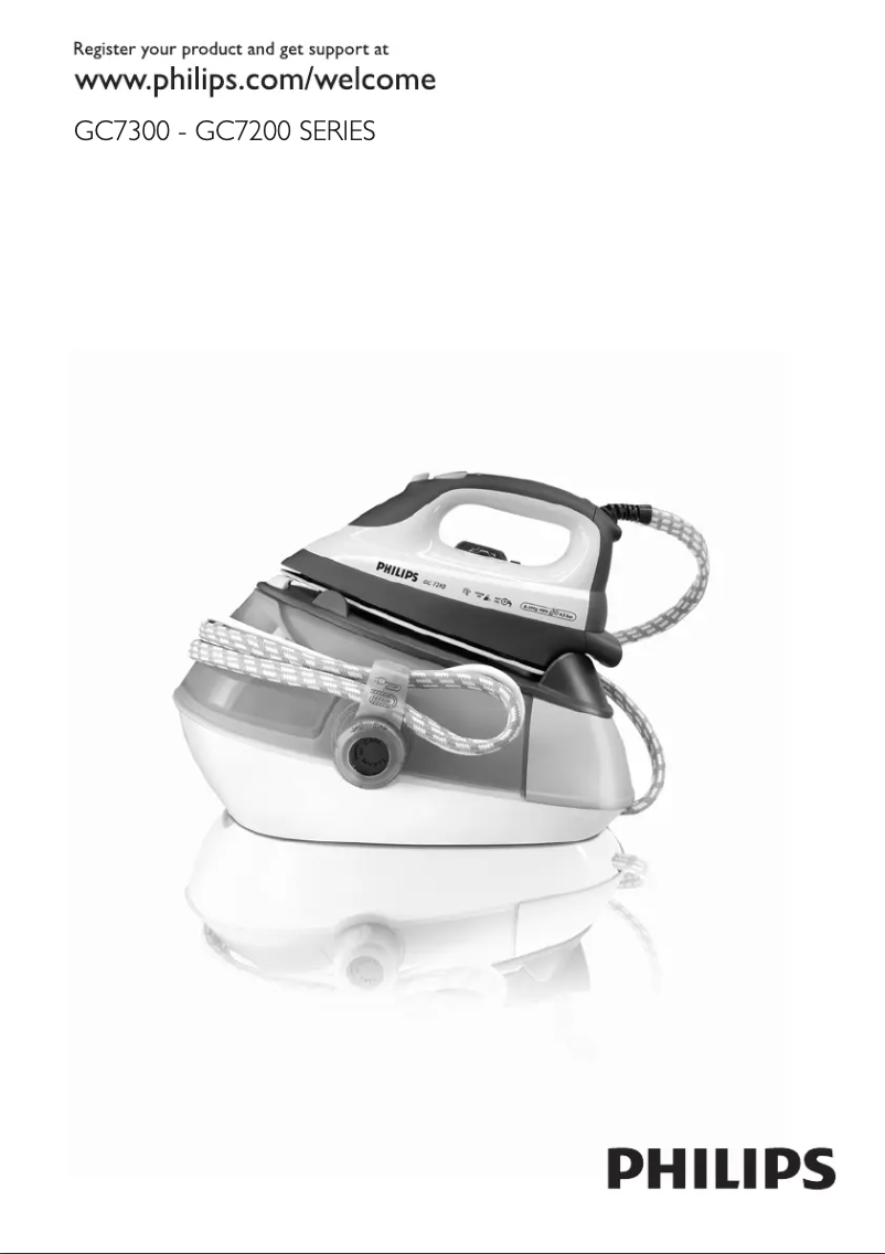 Page 1 de la notice Manuel utilisateur Philips GC7200