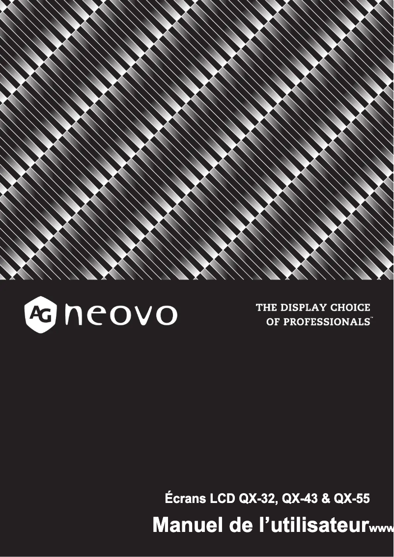 Image de la première page du manuel de l'appareil QX-43