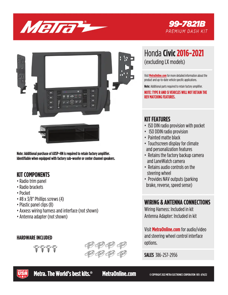 Image de la première page du manuel de l'appareil 99-7821B