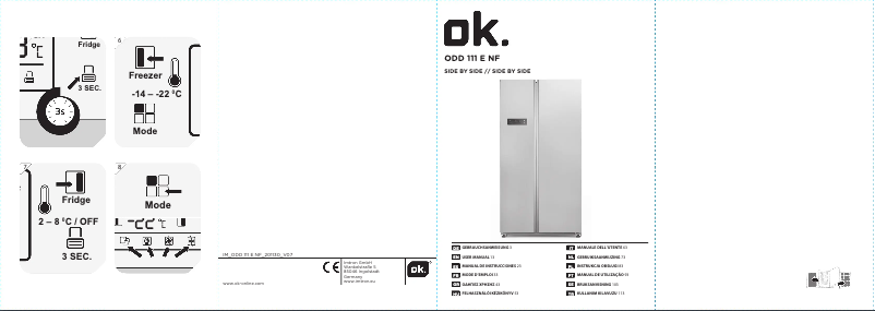 Page 1 de la notice Manuel utilisateur OK ODD 111 E NF
