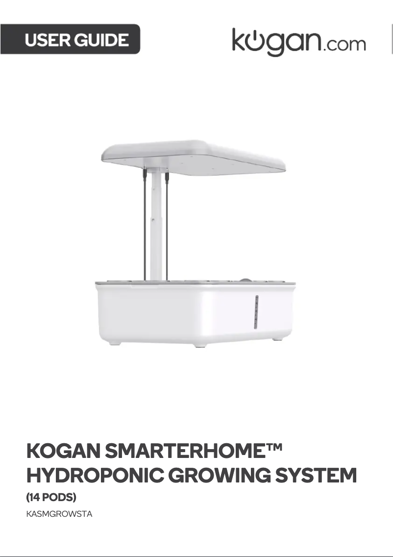 Page 1 de la notice Manuel utilisateur Kogan KASMGROWSTA