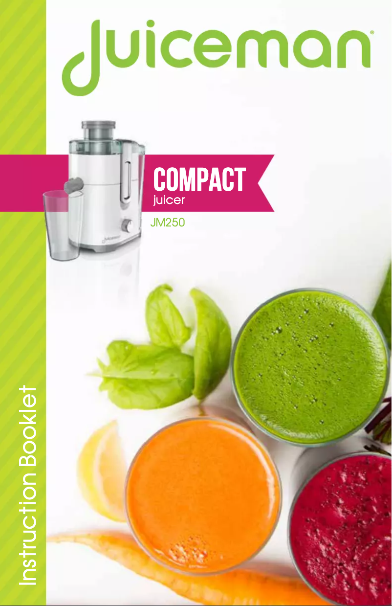 Page 1 de la notice Manuel utilisateur Juiceman JM250