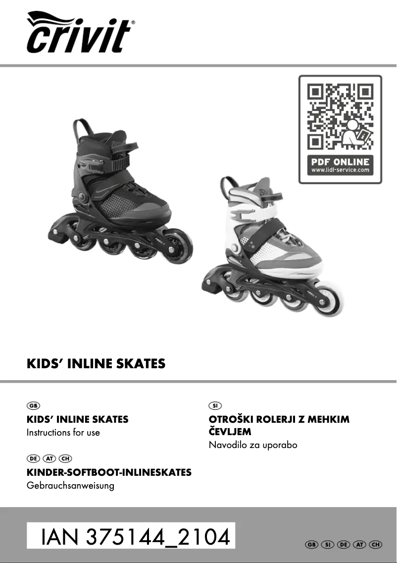 Page n°1 - Manuel utilisateur Crivit IAN 375144