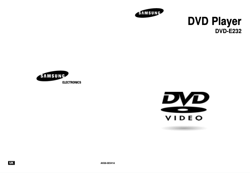 Page n°1 - Manuel utilisateur Samsung DVD-E232A