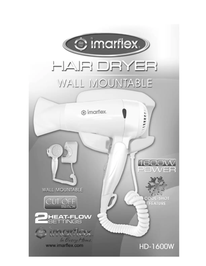 Page n°1 - Manuel utilisateur Imarflex HD-1600W