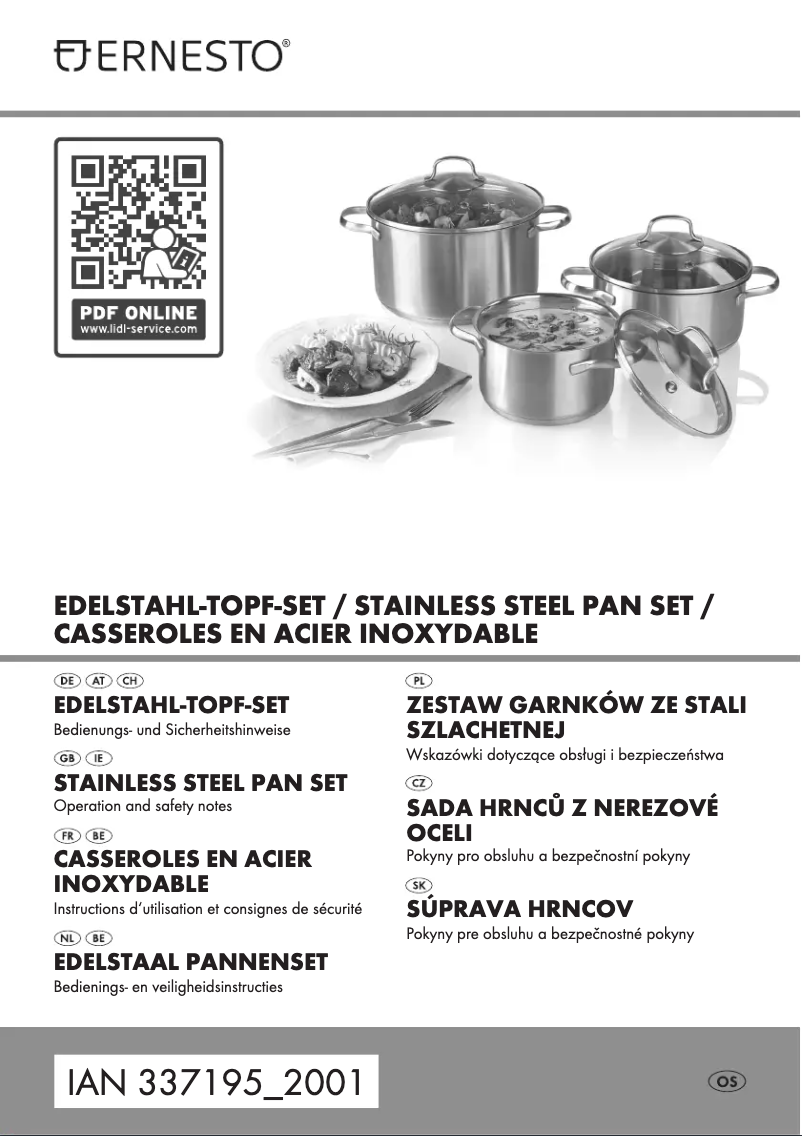 Image de la première page du manuel de l'appareil HG06427