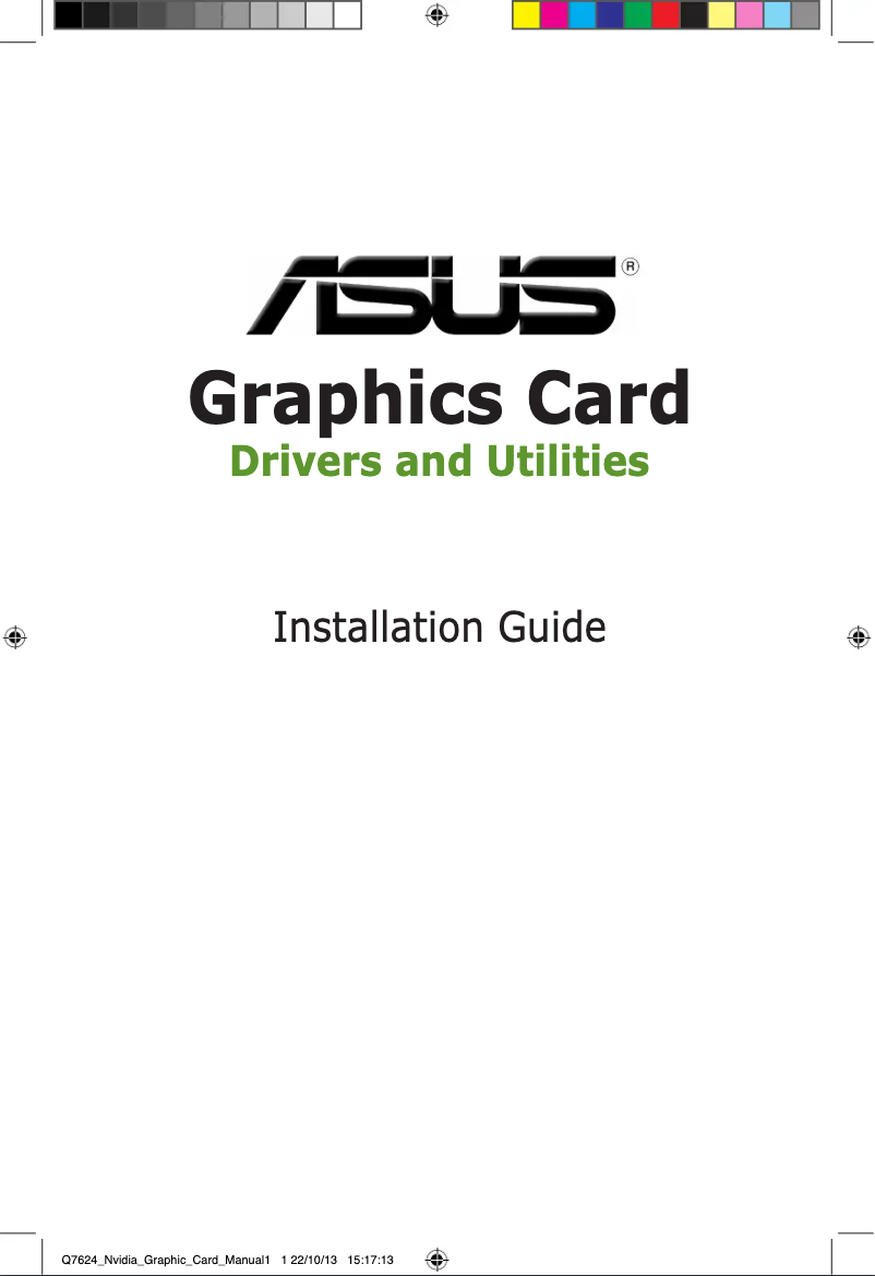 Image de la première page du manuel de l'appareil ROG STRIX GeForce GTX 1050 Ti