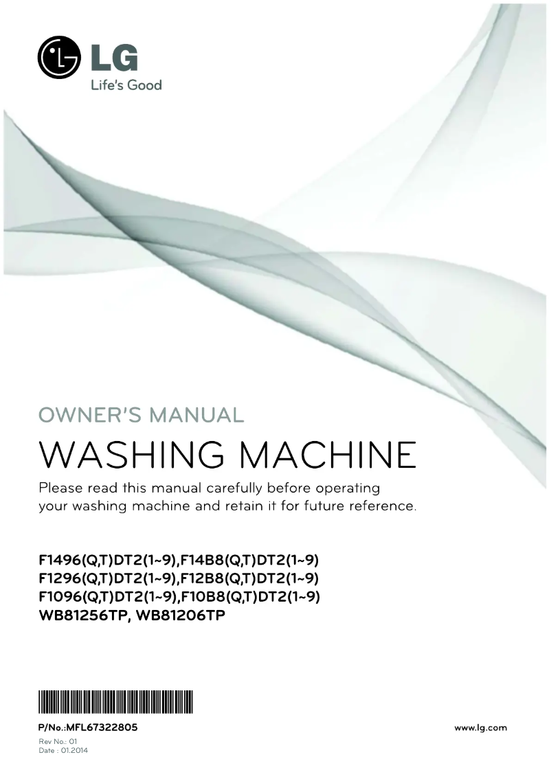 Image de la première page du manuel de l'appareil WB81206TP