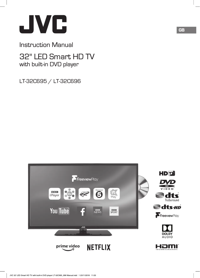 Image de la première page du manuel de l'appareil LT-32C696