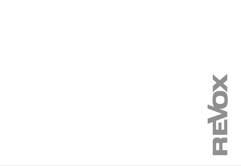 Page 1 de la notice Brochure Revox B77