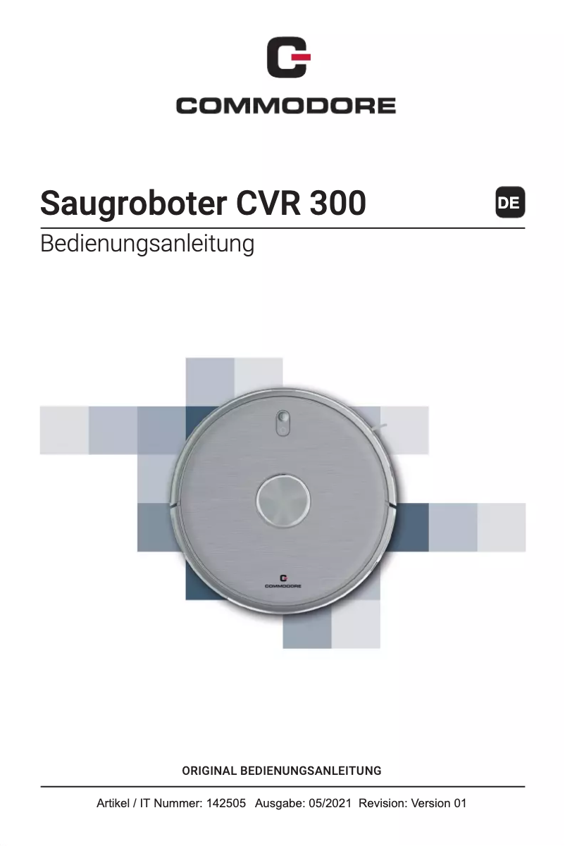 Page 1 de la notice Manuel utilisateur Commodore CVR 300