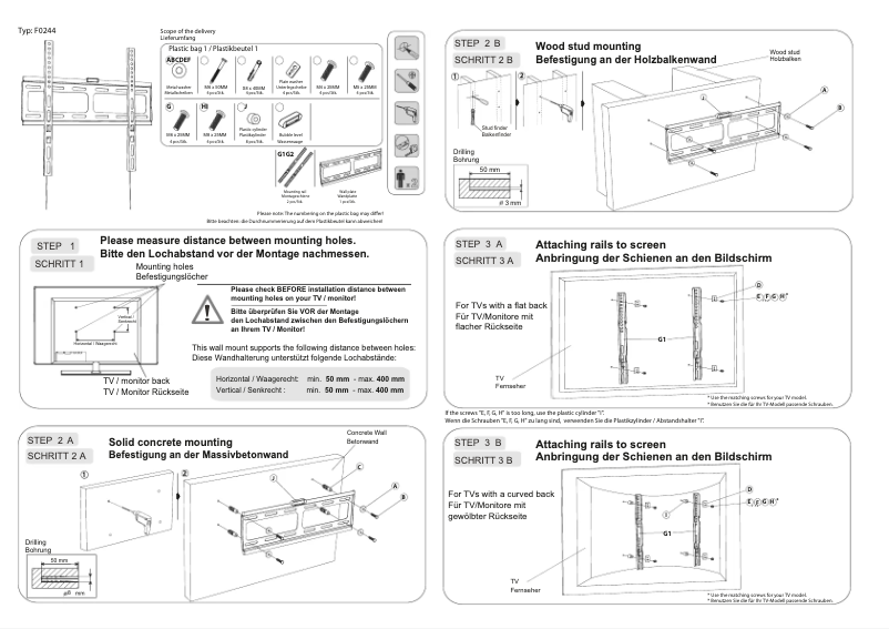 Page 1 of the manual User Manual Ricoo F0244