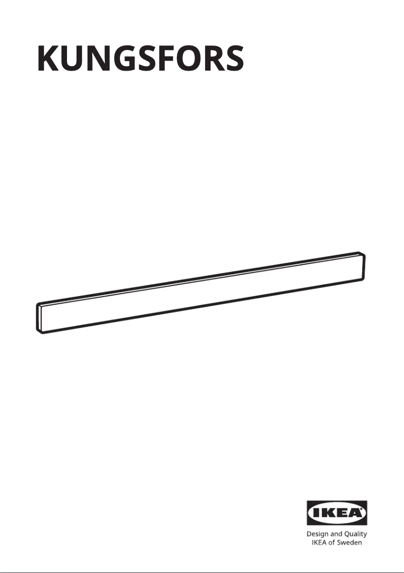 Image de la première page du manuel de l'appareil KUNGSFORS 403.349.21