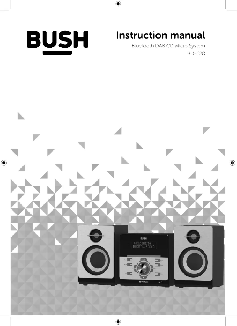 Page 1 de la notice Manuel utilisateur Bush BD-628