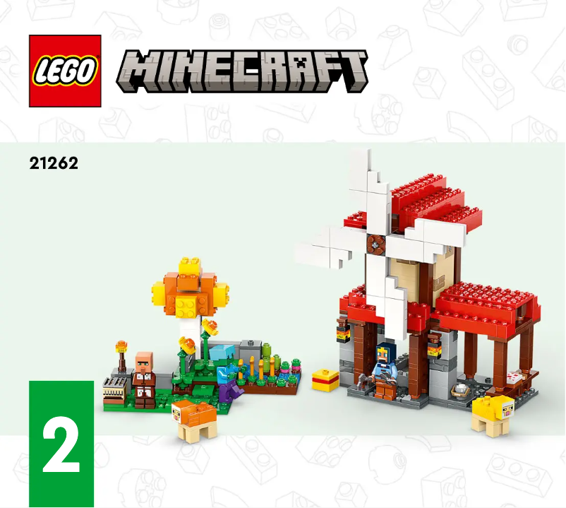 Page 1 de la notice Manuel utilisateur Lego Minecraft 21262