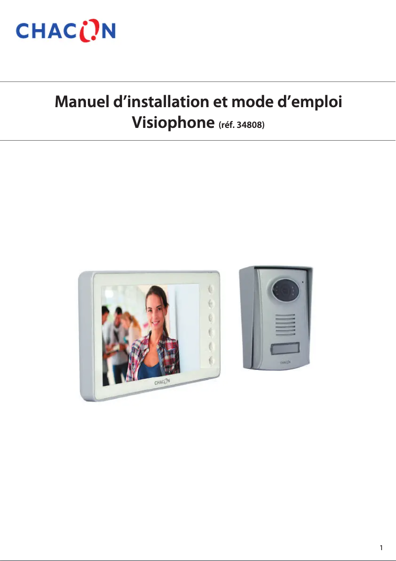 Image de la première page du manuel de l'appareil 34808