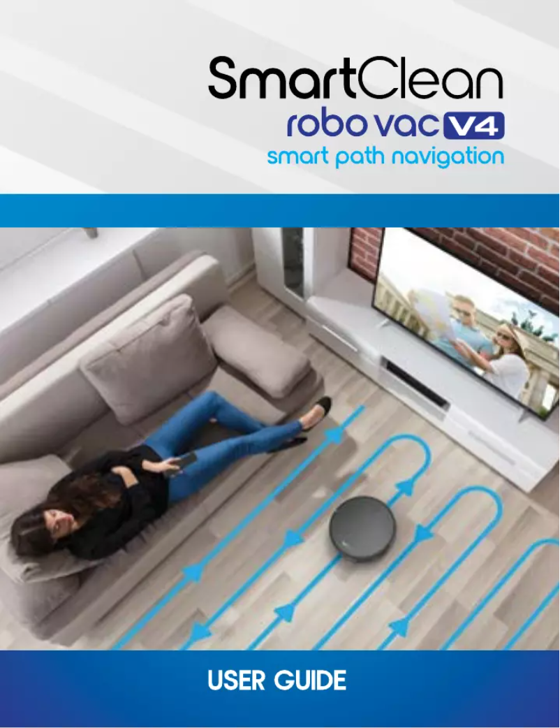 Page n°1 - Manuel utilisateur IonVac SmartClean RoboVac V4