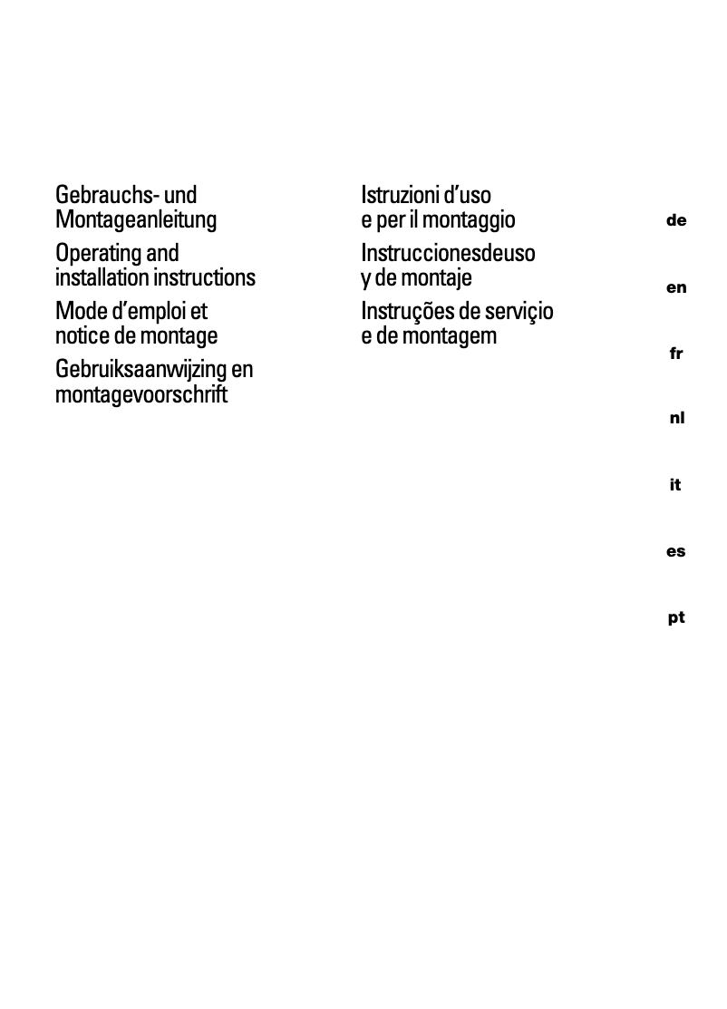 Página 1 del manual Guía de instalación Siemens LC955KA40