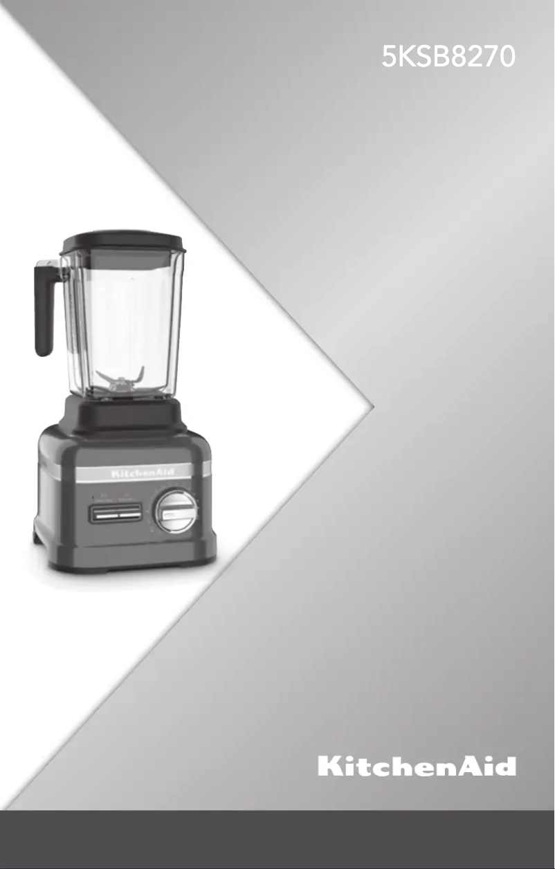 Page n°1 - Manuel utilisateur KitchenAid Artisan Power Plus 5KSB8270