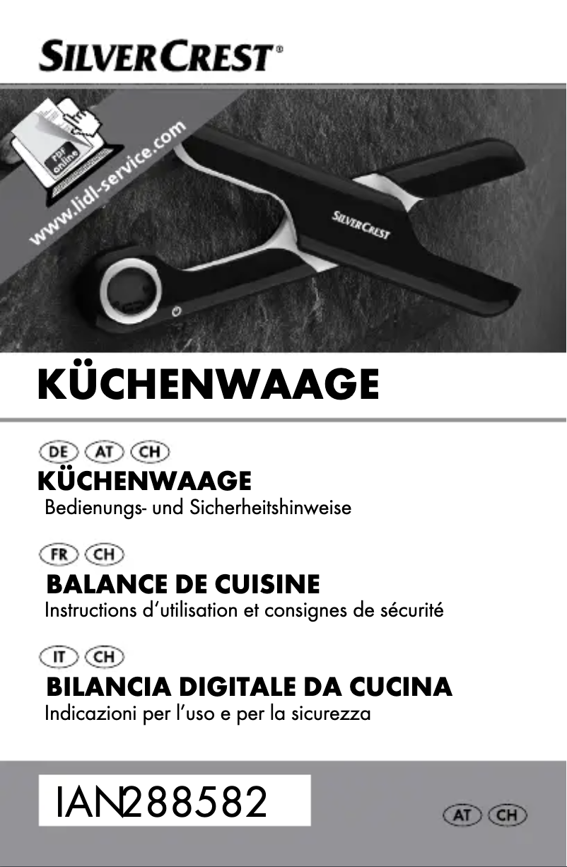 Page 1 de la notice Manuel utilisateur SilverCrest HG02513A