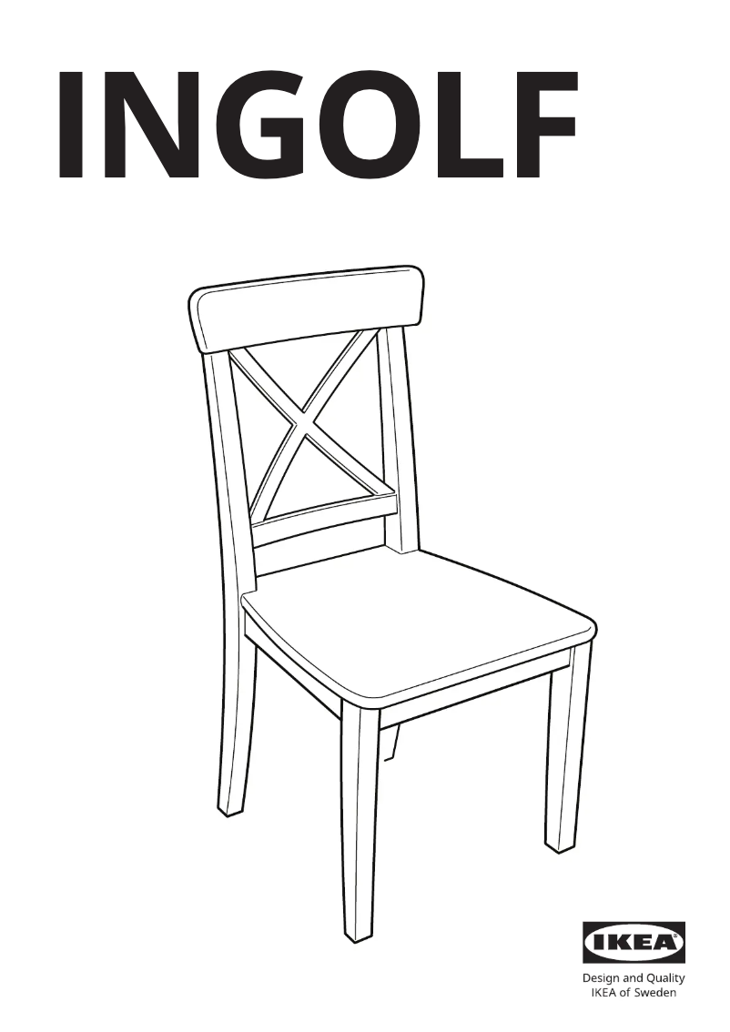 Page 1 de la notice Manuel utilisateur Ikea INGOLF 701.032.50