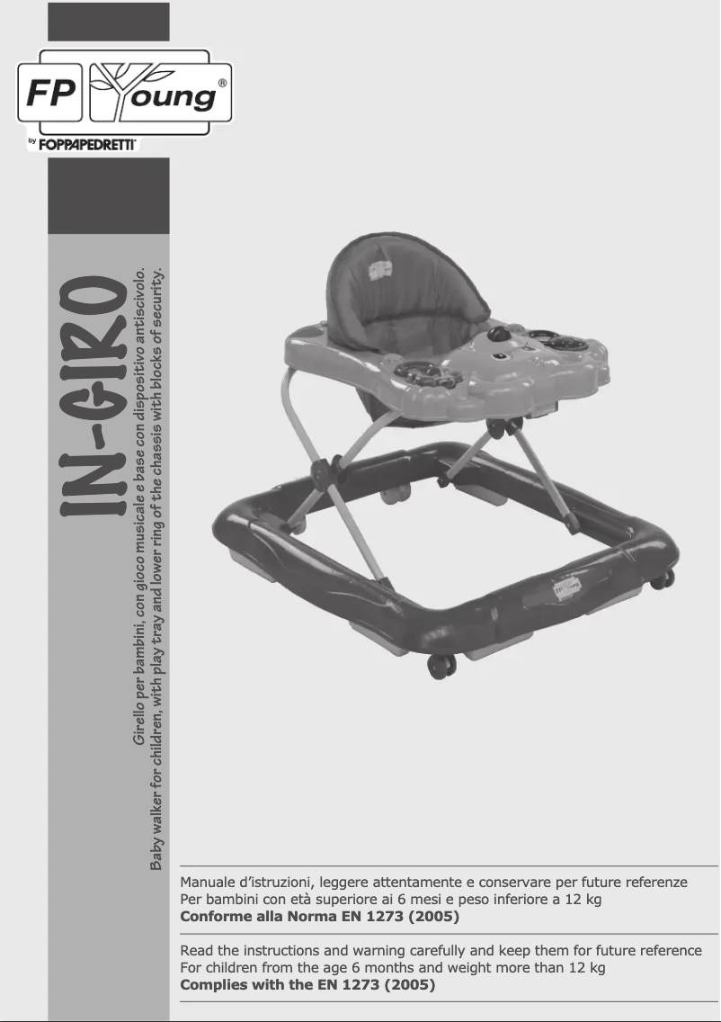 Page 1 de la notice Manuel utilisateur Foppapedretti In-Giro