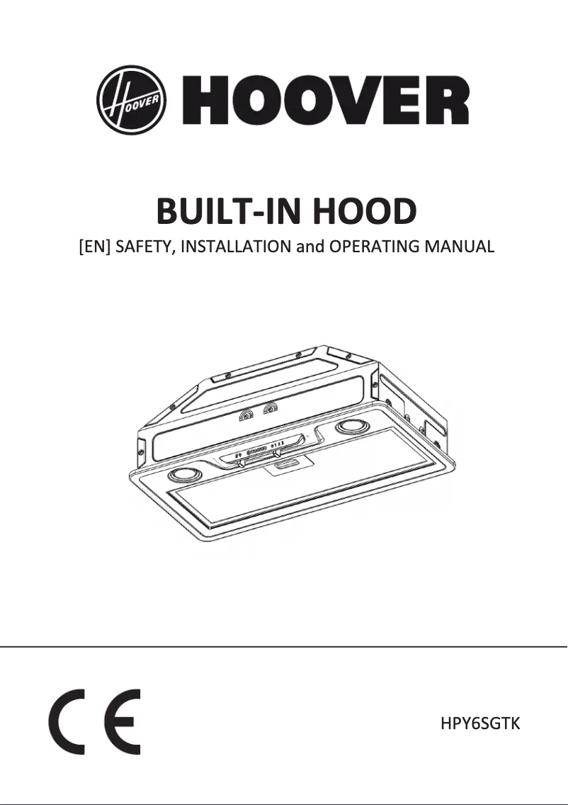 Image de la première page du manuel de l'appareil HPY6SGTK