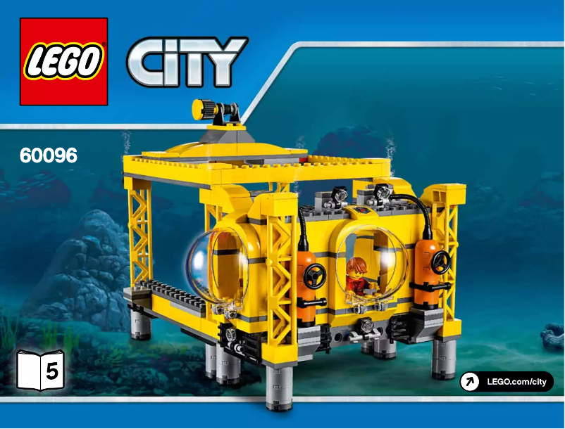 Page 1 de la notice Manuel utilisateur Lego Deep Sea Operation Base