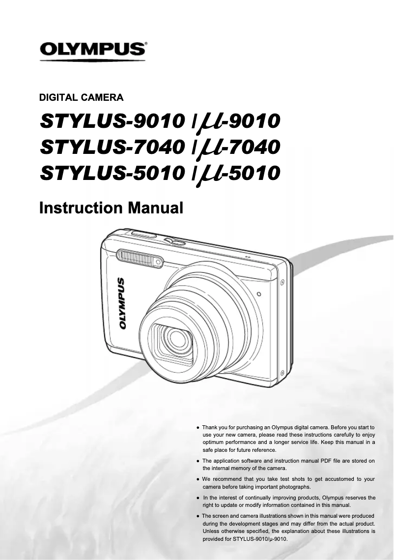 Página 1 del manual Manual de usuario Olympus µ-5010