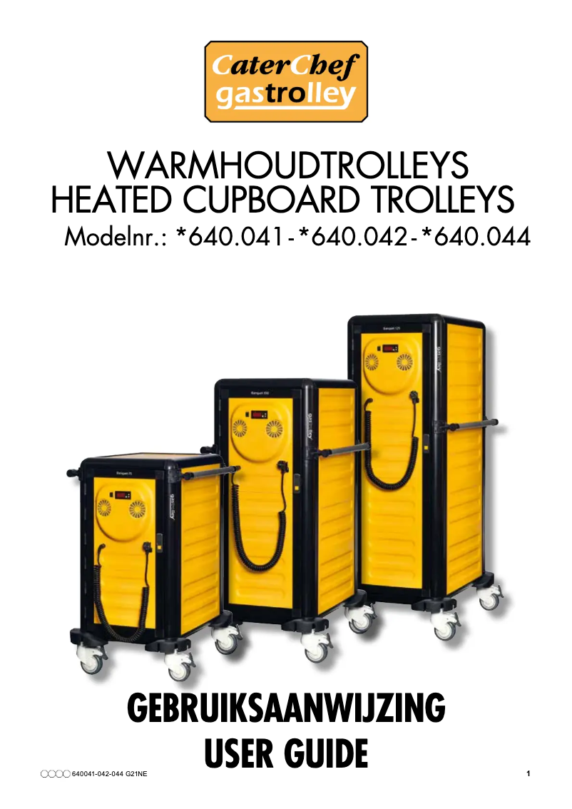 Image de la première page du manuel de l'appareil 640042