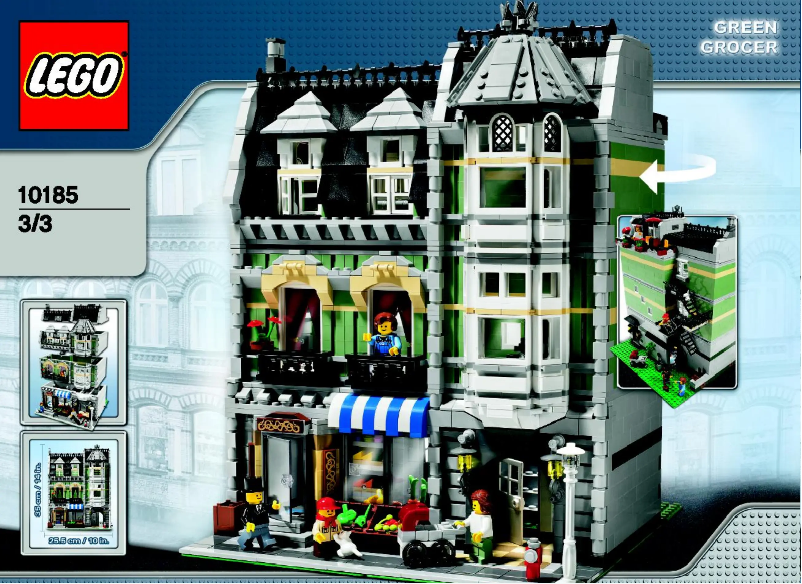 Page 1 de la notice Manuel utilisateur Lego Creator Expert 10185